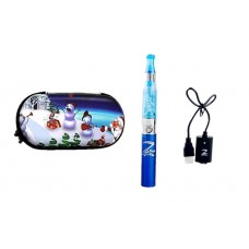 Christmas Electronic Vaporizer Starter Kit Blue